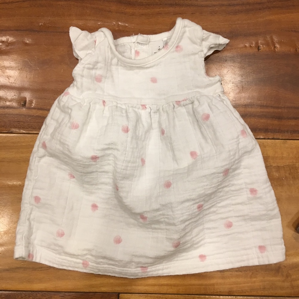 Aden + Anais muslin polka dot dress